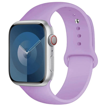Silicone Band For Apple Watch strap 44mm 45mm 40mm 41mm 42-38mm 45 mm sport bracelet iwatch series 8 7 6 5 4 3 SE 9 Ultra 2 49mm Beauty World Shop
