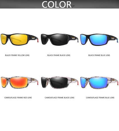 LOISRUBY Polarized Fishing Sunglasses Men Camouflage Driving Outdoor Sports Cycling Running Goggles UV400 Tackle Eyewear Beauty World Shop