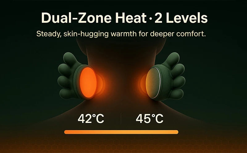 2026 Bionic Neck Shoulder Massager N7 Kneading Massager Shawl 3-Level Modes Neck Cervical Waist Leg Body Muscles Massage Pillow Beauty World Shop
