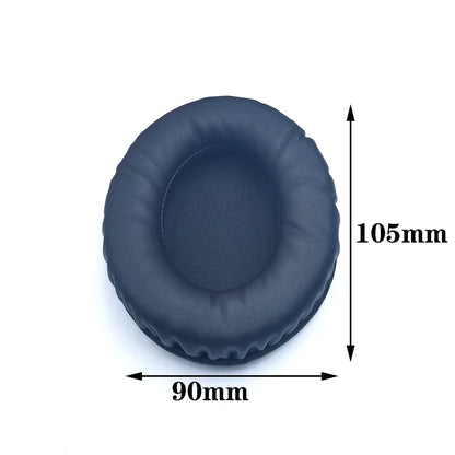 Oval Ear Pads For Headphones Covers Sponge Leather Foam Cushion 60*70 60*80 65*85 70*90 75*95 80*100 85*100 85*105 90*105 90*110