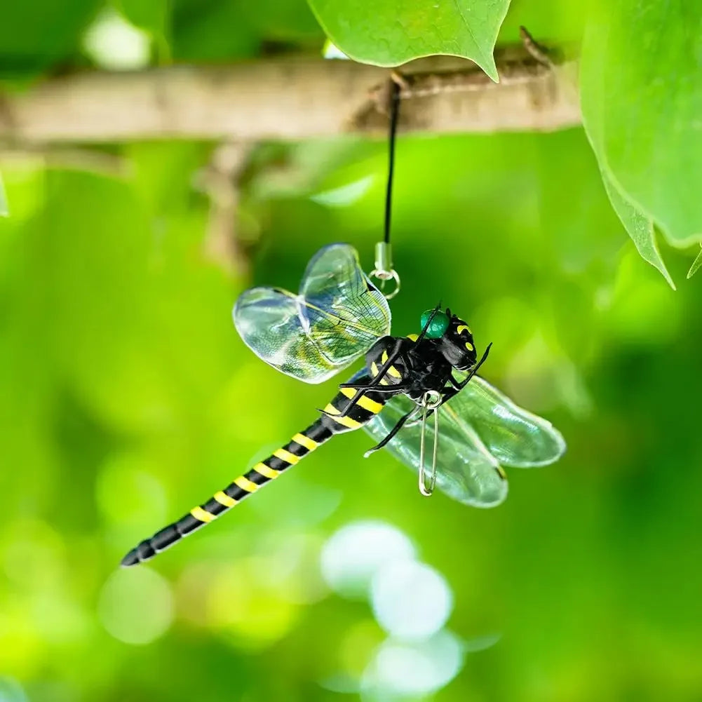 12cm Simulation Dragonfly Outdoor Mosquito Repellent Insect Model Garden Hanging Ornaments Beauty World Shop