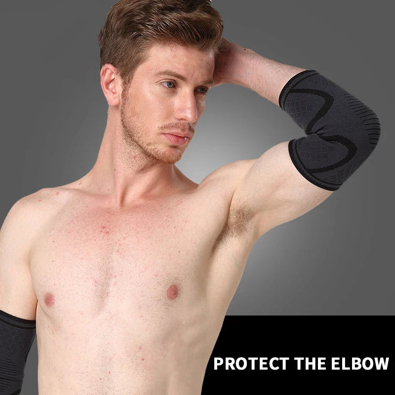 1 Pc Breathable Elbow Support Compression Elastic Arm Brace Nylon Arm Sleeve Beauty Trend Shop