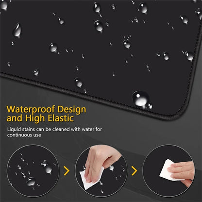 Kawaii Japan Anime Mouse Pad PC Colorful E-eevee Gamer Cabinet Mousepad HD P-pokemonS Keyboard Rug Laptop Gaming Rubber Desk Mat Beauty World Shop