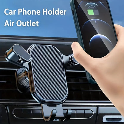 Car Phone Holder Car Air Vent Clip Mount Mobile Cell Stand Smartphone GPS Support For 4.7-6.7 Inch Mobile Devices Beauty World Shop