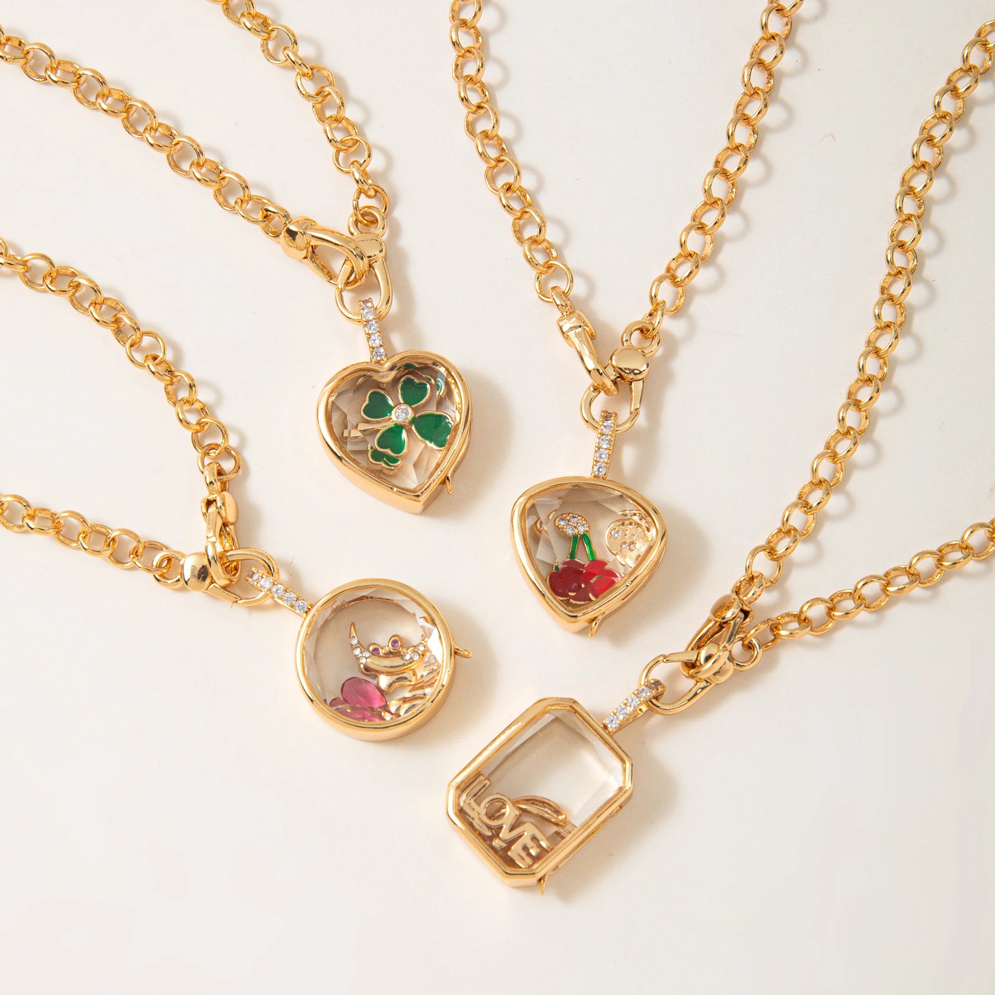 Heart of the Ocean can be opened necklace, water droplet pendant, niche cute small object, collarbone chain, color preservation Beauty World Shop