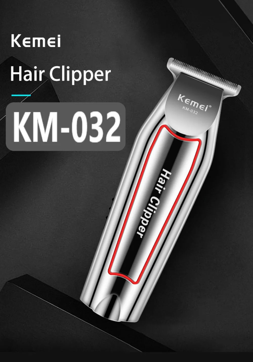 Kemei Professional Hair Trimmer Electric Beard Trimmer For Men Hair Clipper Hair Cutter Machine Haircut Grooming Kit KM-032 Beauty World Shop
