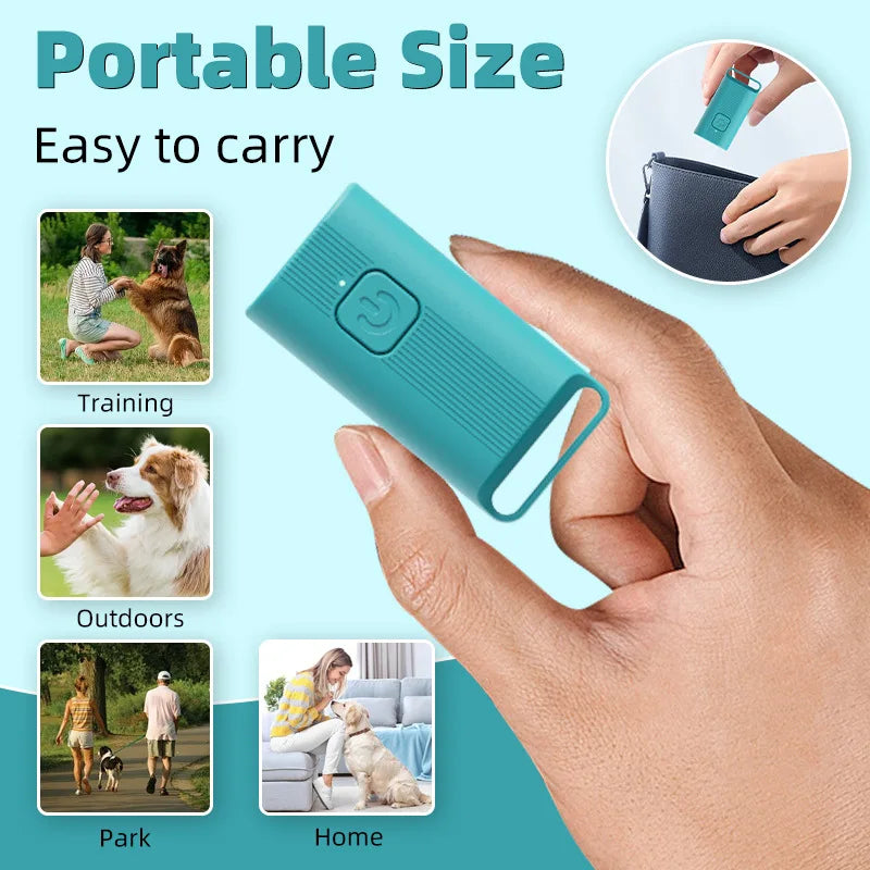 Ultrasonic Dog Repellent Handheld Anti-Barking And Luminous Ultrasonic Dog Repellent