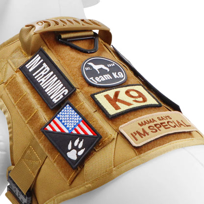 1 Piece Dog Patch for Service Dog Vest Cat Vest Removable Tactical Harness Service Dog Puppy Training Embroidered Patch