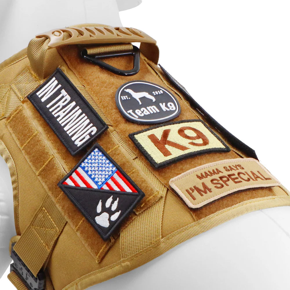 1 Piece Dog Patch for Service Dog Vest Cat Vest Removable Tactical Harness Service Dog Puppy Training Embroidered Patch Beauty World Shop