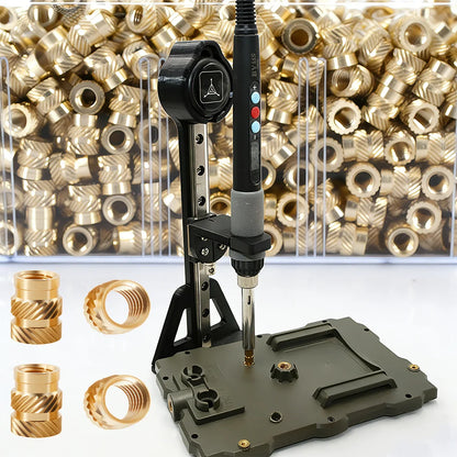 M2 M3 M4 M5 M6 Threaded Heat Set Insert Tool for 3D Printing Components Loptop Plastic Part Soldering Iron Tip Brass Knurled Nut Beauty World Shop