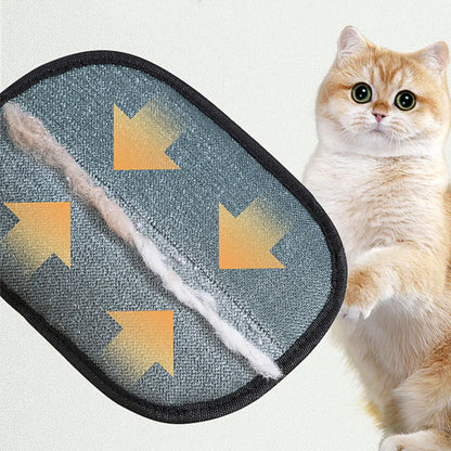 Cat Hair Cleaner Pet Gloves Household Hair Remover Cat Dog Hair Remover Brush Remover Hair Sticking Device Home Hair Scraper