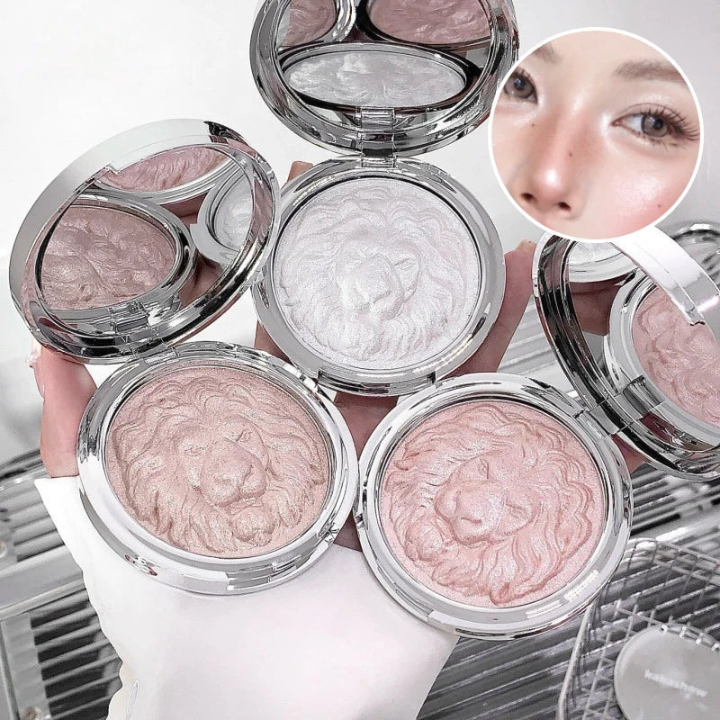 Lion Series high-gloss powder, clear and glittering, fine pearlescent luster, high-end atmosphere, high-gloss paste Beauty Trend Shop