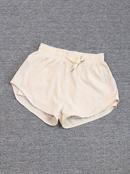 2024 summer cross-border foreign trade Fitness running exercise shorts women's breathable quick-drying anti-exposure short pants