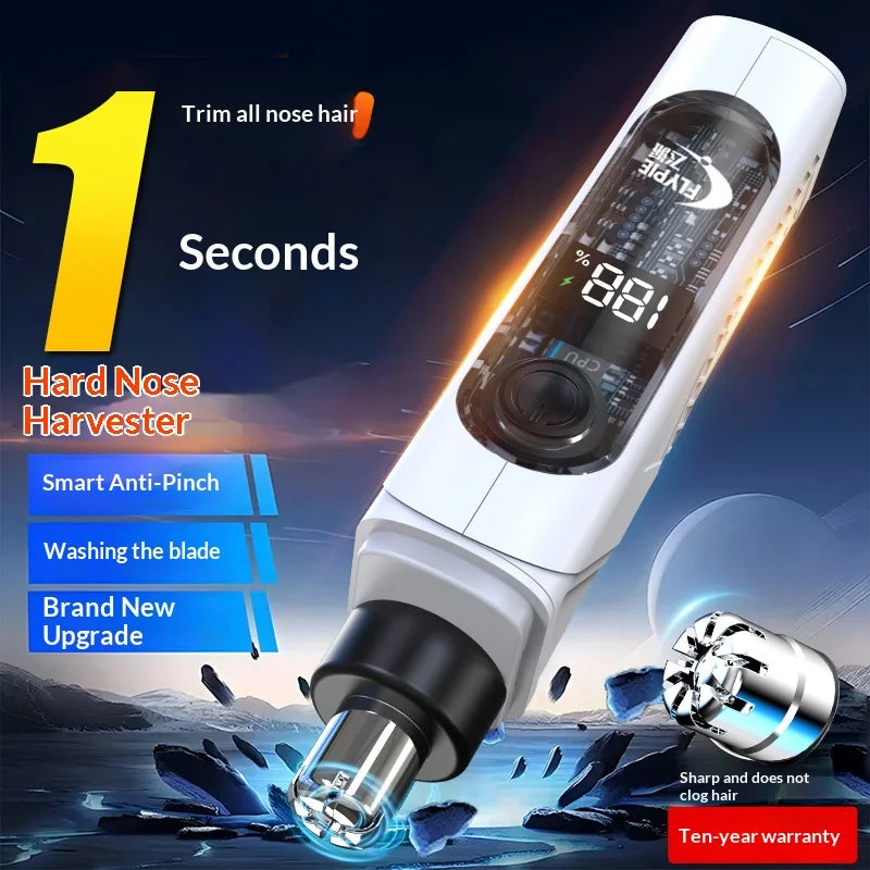 Rechargeable Nasal Trimmer & Facial Shaver for Men – Portable Grooming Device for Nose & Face Beauty World Shop
