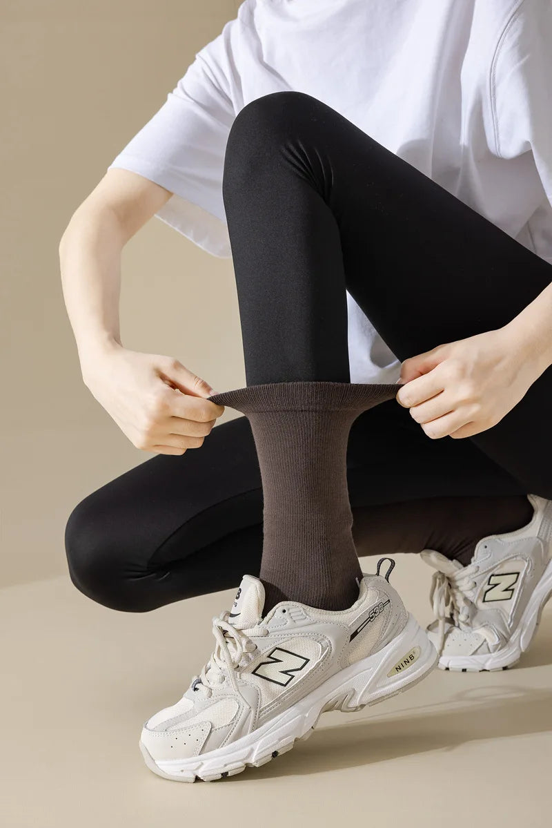Professional Yoga Socks Women Silicone Non-slip Solid Color Pilates Socks Cotton Breathable Floor Gym Fitness Dance Sports Socks Beauty World Shop