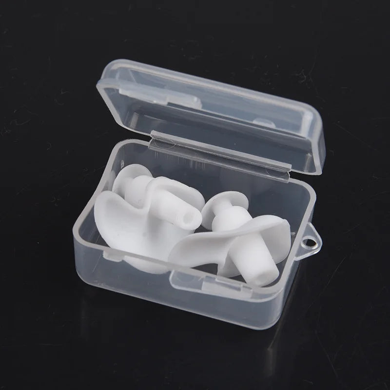 Durable Earplugs Classic Delicate Texture 1 Pair Waterproof Soft Earplugs Silicone Portable Ear Plugs Swimming Accessories Beauty World Shop