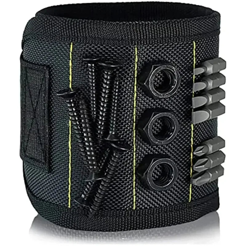Powerful magnetic tool magnetic wristband - used to secure screws, nails, drill bits, and strong magnetic wrist tool kits parts Beauty World Shop