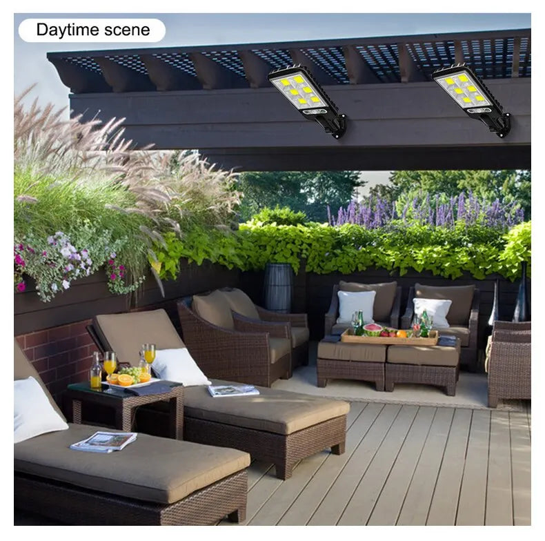 Solar Street Lights Outdoor Led Courtyard Wall Lamp Human Body Induction Garden Terrace Garage Solar Induction Lamp Beauty Fashion