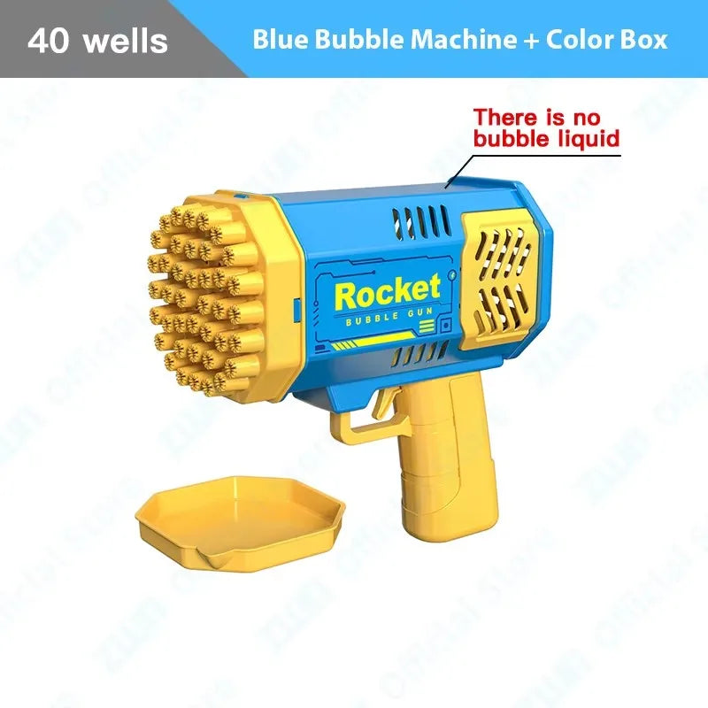 Children Bubble Gun Toy Astronaut Fully Automatic Bubble Machine Bubbles Gun Outdoor Game Fantasy Toy for Boys Girls Gifts Beauty Fashion