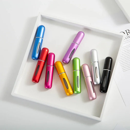 5ml Perfume Spray Bottle, Portable Perfume Atomizer Fillable Mini Perfume Bottle Perfume Empty Bottle Scent Pump Box Beauty Fashion