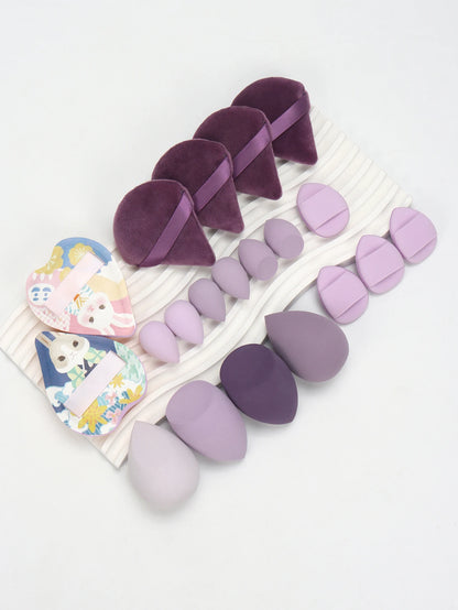 20 Pcs Pink Makeup Sponge and Makeup Puff Set Suitable for Face Cream and Powder Concealer Powder Makeup Machine Beauty World Shop