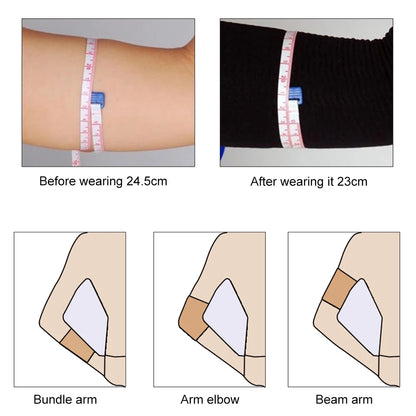 1Pair Arm sSlimming Shaper Compression Wrap Sleeve Helps Lose Arms Fat,Tone up Arm Shaping Sleeves for Women,Sports  Arm Shapers Beauty World Shop