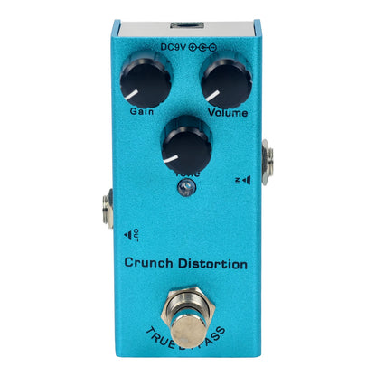 Mini Electric Guitar Effect Pedal Overdrive/Distortion Crunch/US Dream/Chorus/Vintage Phase/Digital Delay/Tremolo Beauty World Shop