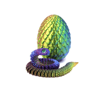 3d Printed Toys Home Decoration Desktop Decorations Anime Figures Articulating Home Decor Items 3D Printing Snake Eggs Rotating Beauty World Shop