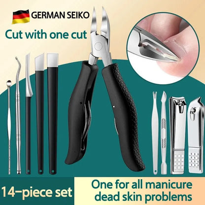 Nail Clipper Set for Paronychia Home Pedicure Tool Portable MEN'S High-grade Manicure Knife Dead Skin Scissors Beauty World Shop