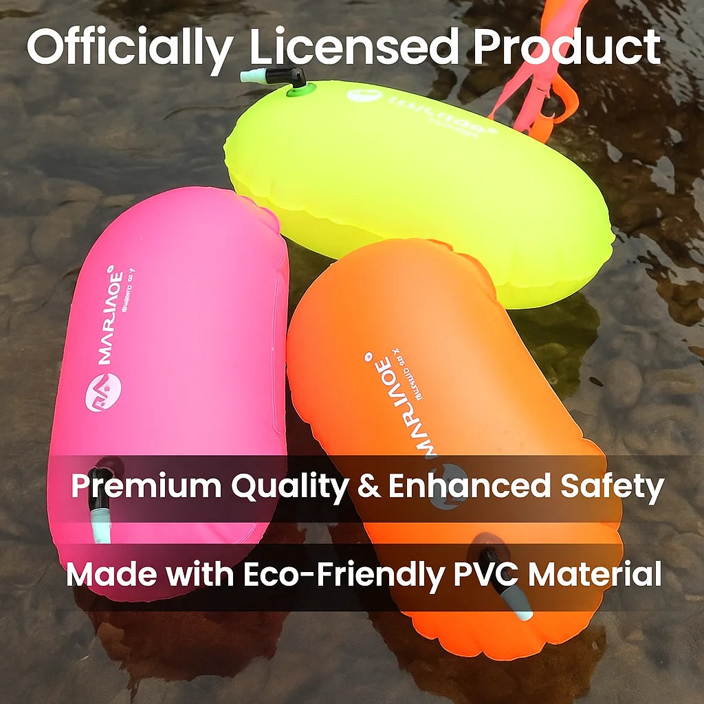 PVC pool Buoy Safety Buoy Tow Float Waterproof Air Bag With Waist Belt For rafting outdoor pool Swimming pool Safety Suppli Beauty World Shop