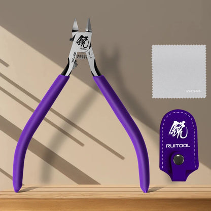 1pc Model Pliers CR-V Ultra-thin Single Blade Gundam Nipper Non-slip Grip Sprue Cutter for Plastic Model Cutting and Building Beauty World Shop