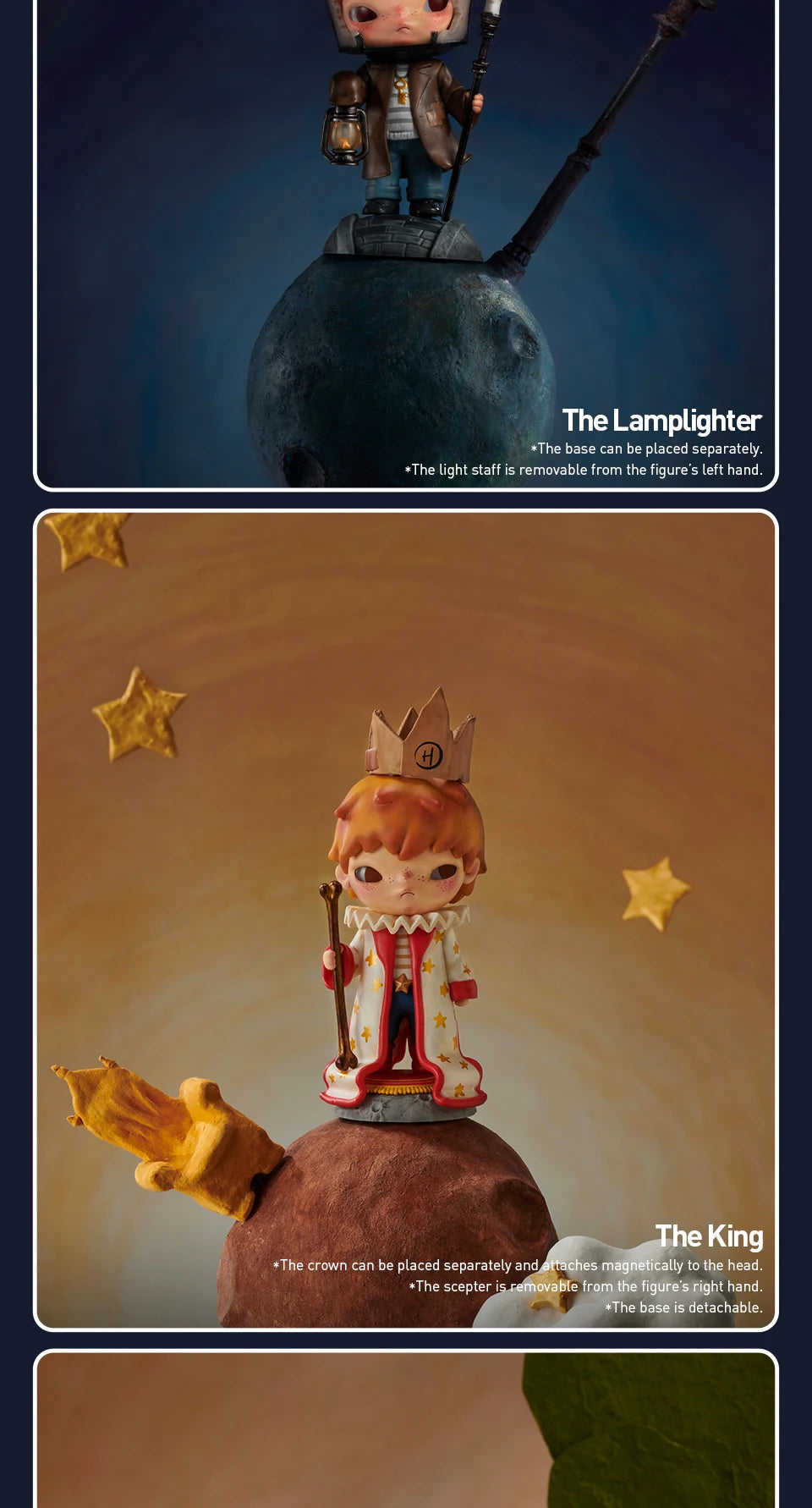 POP MART Hirono Le Petit Prince Series Blind Box Toys Kawaii Anime Action Figure Cartoon Model Surprise Box Mystery Box Beauty World Shop