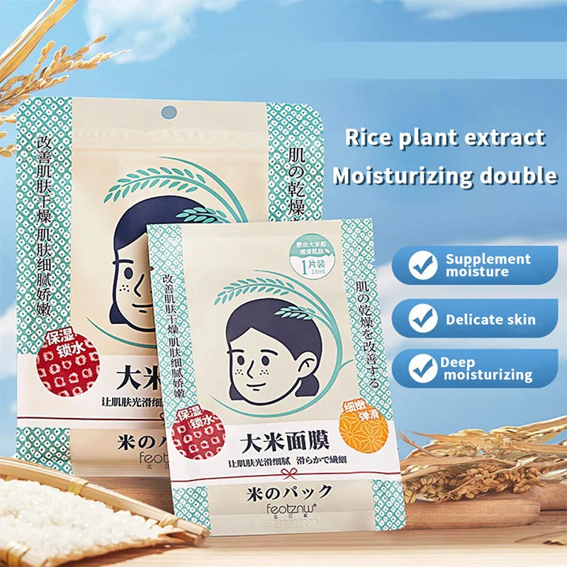 Fadinne Rice Mask — Hydrating, Moisturizing, and Water-Locking Formula for Soft and Supple Skin Beauty Trend Shop
