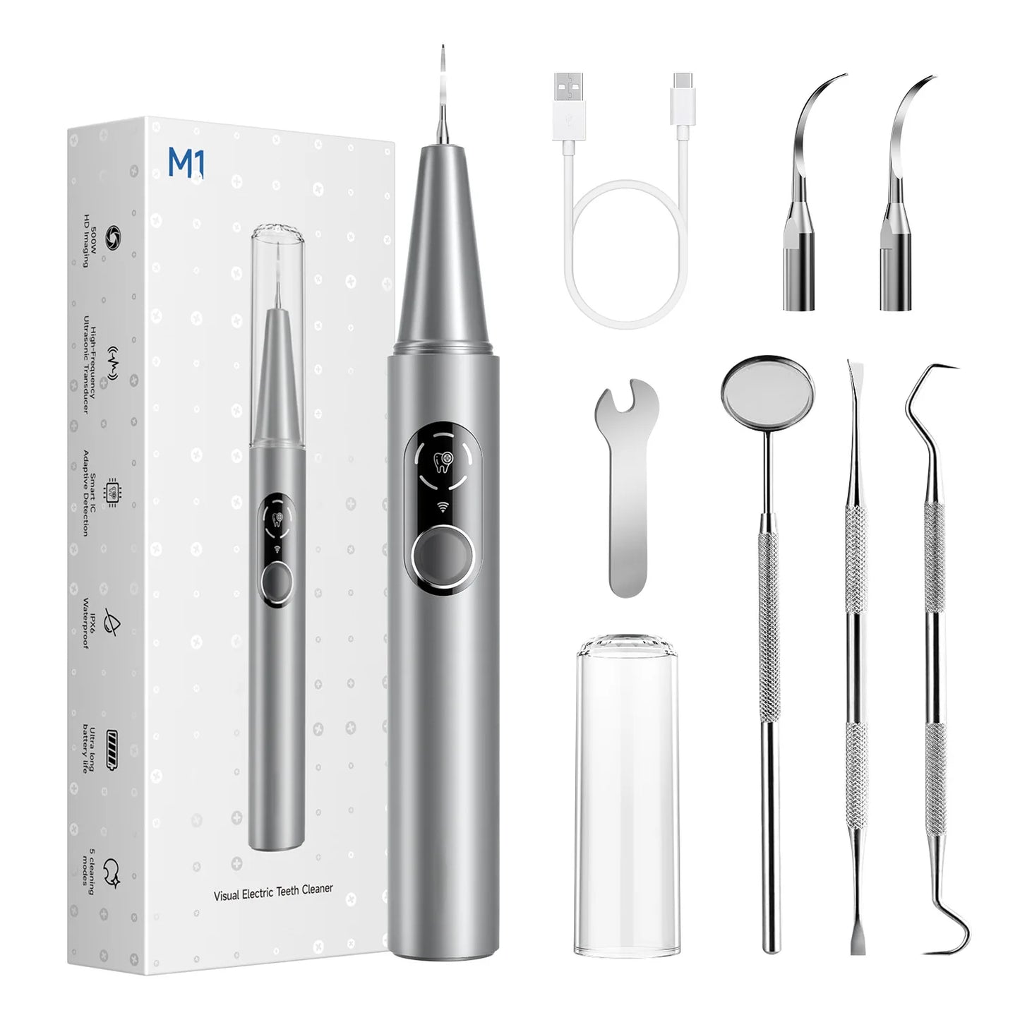 HOMEFISH Home Dental Cleaning Device Professional Tool for Removing Tartar Plaque And Calculus with Visual Technology Beauty World Shop