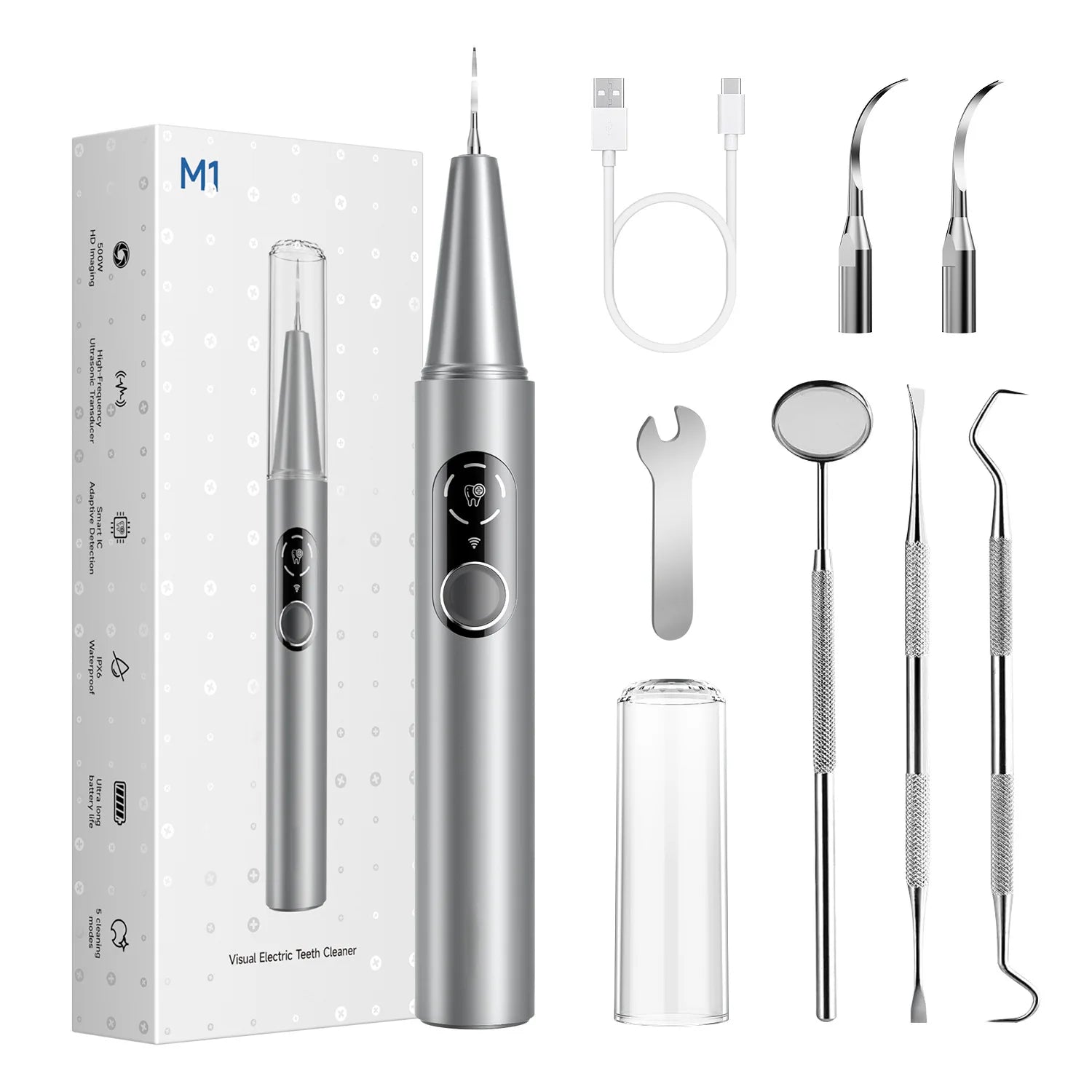 HOMEFISH Home Dental Cleaning Device Professional Tool for Removing Tartar Plaque And Calculus with Visual Technology Beauty World Shop