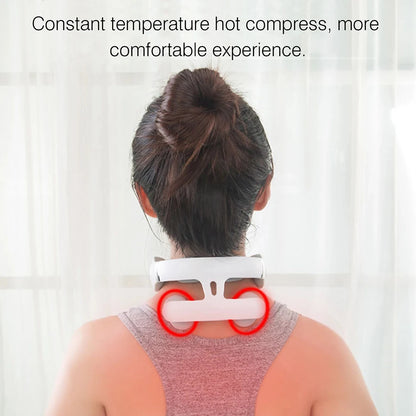 4-head Neck Massager USB Rechargeable Cervical Massager Relaxation Gifts for Women Men Dad Mom Beauty World Shop