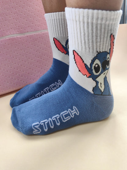 Disney Stitch Girls Anime  Socks Kawaii Lilo & Stitch woman Short Socks Cartoon Children Woman Socks Kids christmars Gifts Beauty World Shop