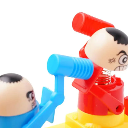 Mini Children's Head Knocking Little Man Fighting Red and Blue Attack and Defense Twin Parent Child Finger Fighting Game Machine Beauty Fashion