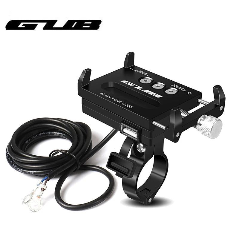 GUB Aluminum Bicycle Phone Holder Metal Bike Cell Mobile iPhone Stand for Motorcycle Scooter Handlebar Bike Headsets Stem Mount Beauty World Shop
