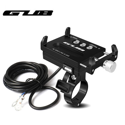 GUB Aluminum Bicycle Phone Holder Metal Bike Cell Mobile iPhone Stand for Motorcycle Scooter Handlebar Bike Headsets Stem Mount Beauty World Shop
