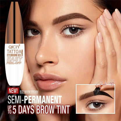 Lasting 3 Days Tattoo Easy Peel Off Eyebrow Gel Cream Types Long-Lasting Smudge-Proof Sweat Resistant  Waterproof Cosmetics Beauty World Shop