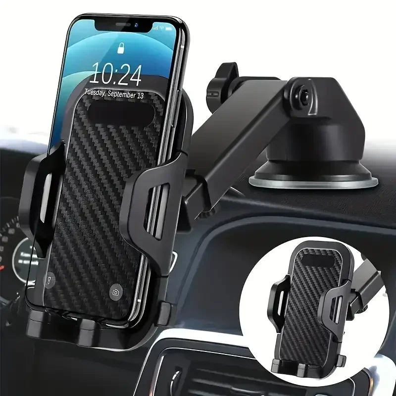 Universal Car Phone Holder Suction Cup Mount Stand for iPhone 15 Xiaomi Huawei Samsung - Mobile Phone Bracket Support Beauty World Shop