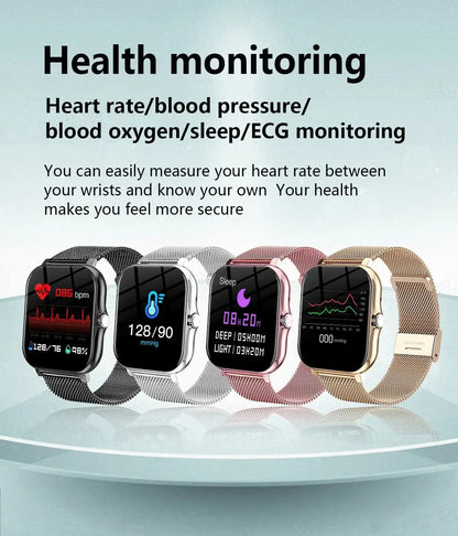 Smart Watch For Men Women Gift Sports Fitness Watch Bluetooth Call Digital Heart Rate Monitor Smartwatch GPS Tracking Wristwatch