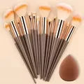 Professiona 13PCS Makeup Brushes Set Foundation Eyeshadow Blush Powder Blending Soft Fluffy Cosmetic Full Set Female Makeup Tool Beauty World Shop