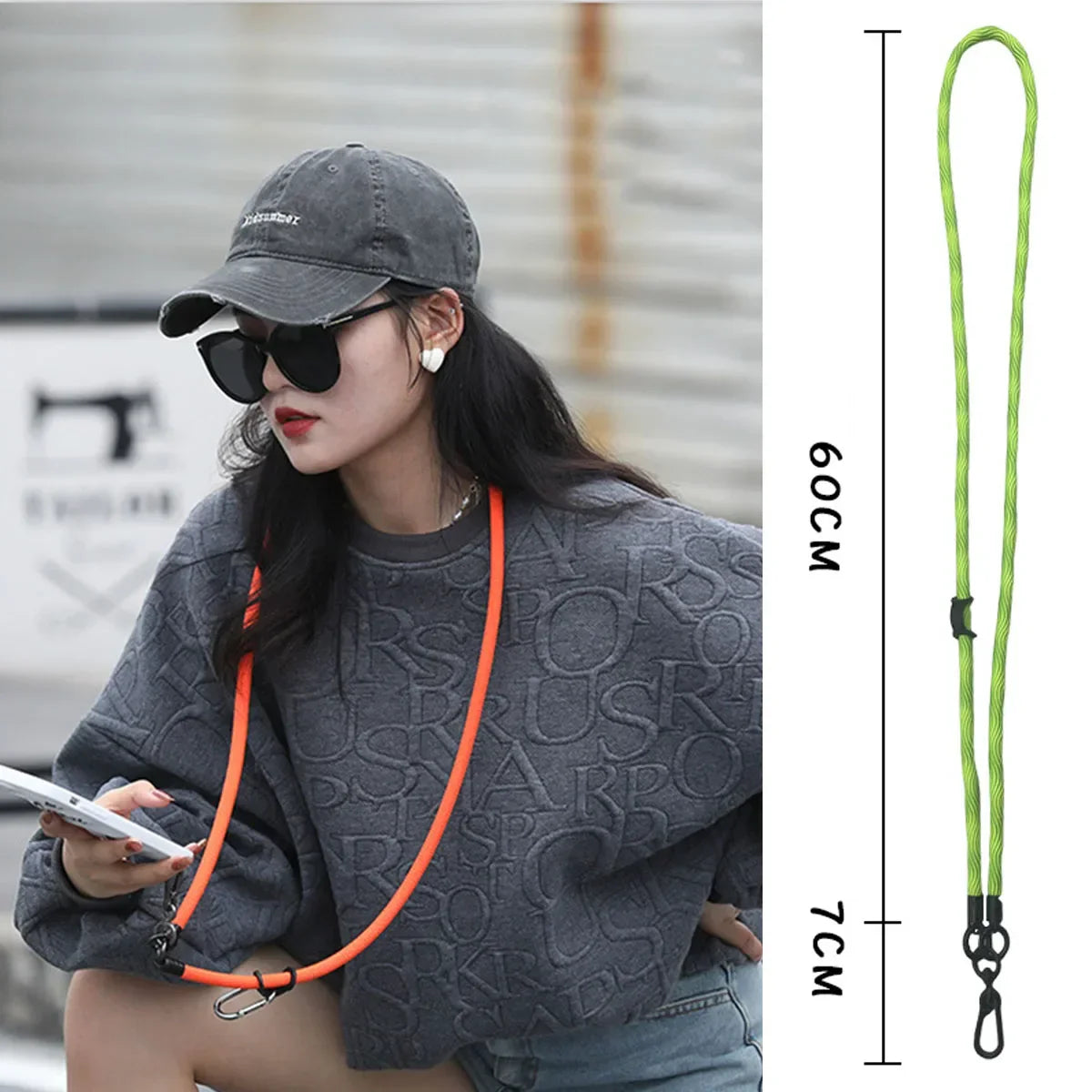 Universal Mobile Phone Lanyard Universal Crossbody Hanging Shoulder Strap Detachable Neck Cord Anti-Lost Lanyard Beauty Trend Shop
