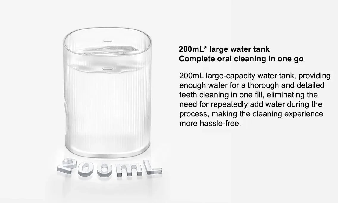 2025 New MIJIA Portable Oral Irrigator 2 Dental Teeth Whitening Flosser bucal tooth Cleaner vibration waterpulse Water Thread Beauty World Shop