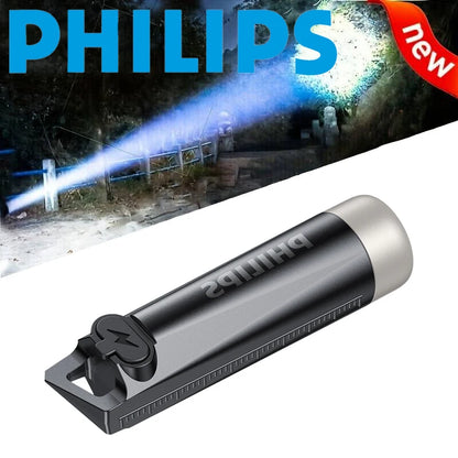 PHILIPS 2025 NEW SFL1121 EDC Flashlight LED Rechargeable Mini EDC Keychain Flashlights Camping Lamp For Hiking Self Defense Beauty World Shop