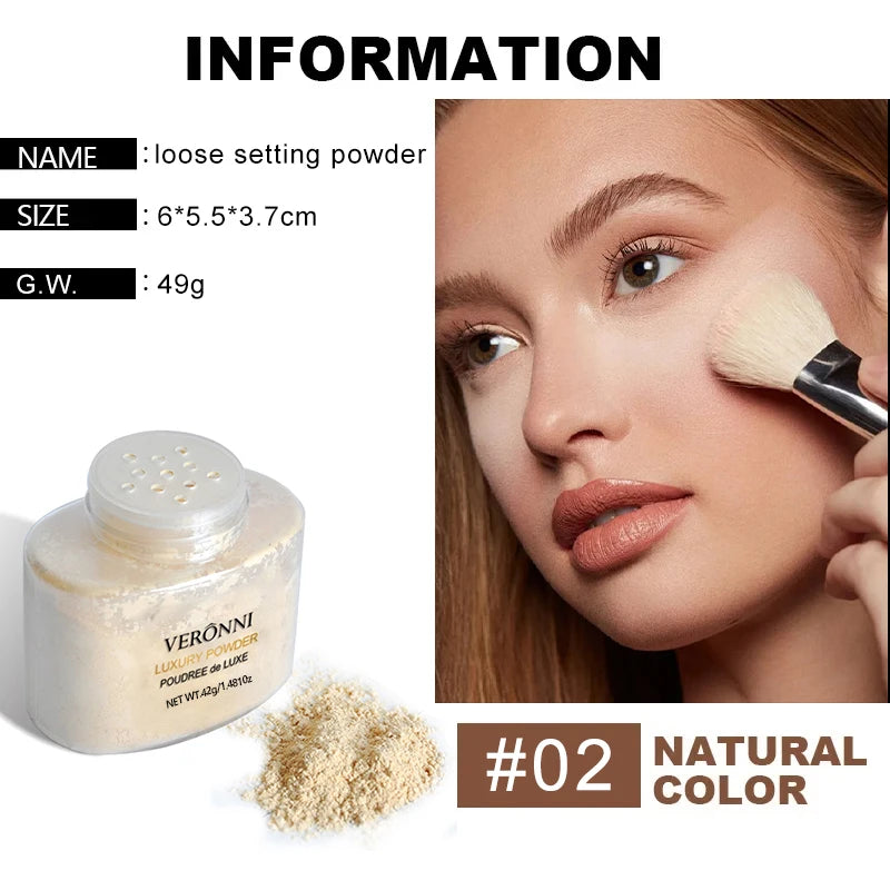 Banana Shaped Loose Powder Can Reduce Pores and Fine Lines, With a Long-lasting Matte Effect and Natural Facial Makeup Powder Beauty World Shop