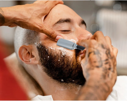 New Professional Baber Beard Straight Edge Shaving Razor Men Hair Removal Tools, Wooden Handle, Anti-Slip Grip for Home Shaving Beauty World Shop
