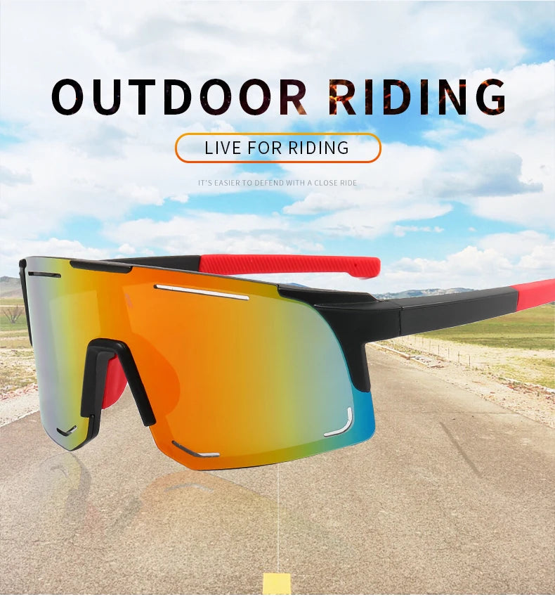 Cycling Sunglasses UV Protection Windproof Glasses For Men Women Polarized Lens Hiking Road Riding Bike Sport Glasses Eyewear Beauty World Shop